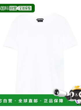 香港直邮潮奢 Tom Ford 汤姆 福特 女士 TF 棉质徽标刺绣T恤 TSJ6