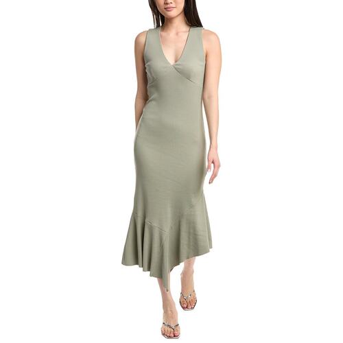 自营Nation LTD Carmel Midi Dress - green 美国奥莱直发
