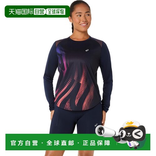 日本直邮ASICS  ROAD GRAPHIC ACTIBREEZE™ 透气网眼  插肩袖T恤