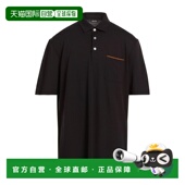 香港直邮潮奢 Polo衫 zegna 1h可退 杰尼亚 男士 black黑色 舒适