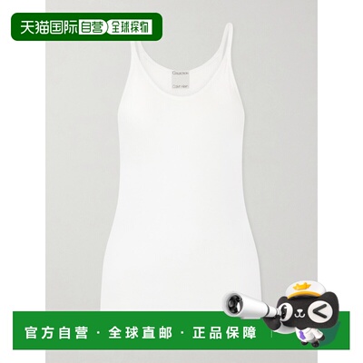 香港直邮calvin klein 女士 Alicia 棉混纺针织背心上衣 VY01305Y