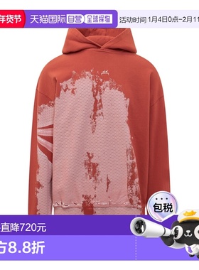 1h可退 香港直邮a cold wall 男士 卫衣 ACWMW112RUST red红色 舒