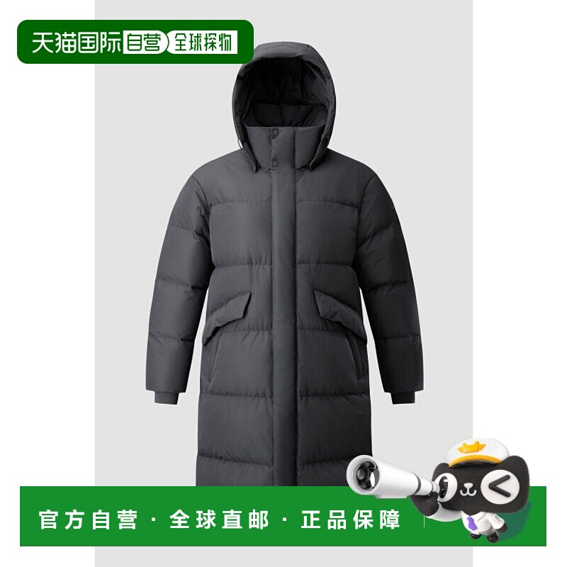 韩国直邮KOLON SPORT可隆女士黑色长款羽绒服