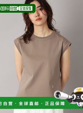 1h可退 日本直邮DRESSTERIOR 女士冰感抗菌防臭法式袖T恤 0851252