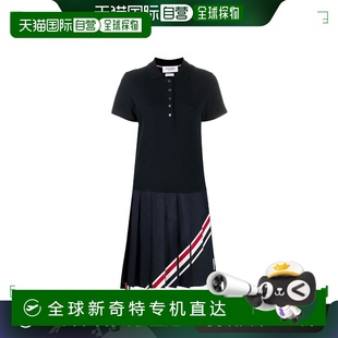 女士 汤姆 布朗 条纹polo领连衣裙 RWB Thom 香港直邮潮奢 Browne