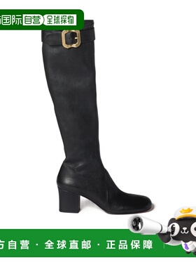 香港直邮Miu Miu 带扣纳帕皮靴厚底鞋女靴 5W548E038FA065