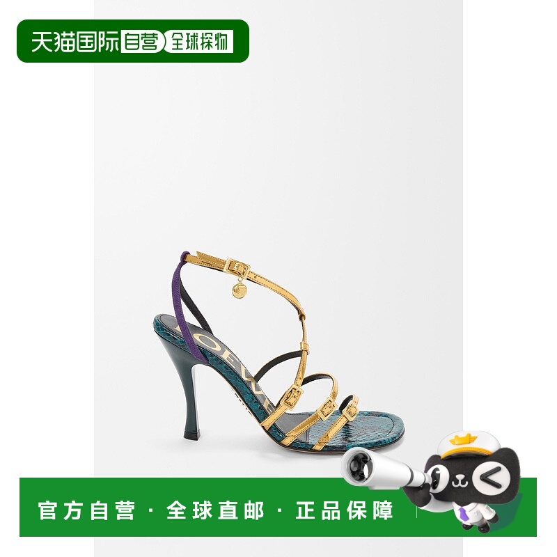 1h可退 欧洲直邮LOEWE (2025新品) New Comic 混合皮革凉鞋罗意威