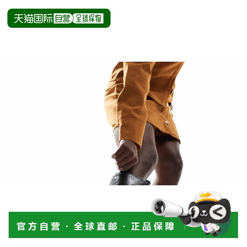 1h可退 香港直邮潮奢 ASOS 女士 Crowd 设计高跟尖头及膝搭扣靴子