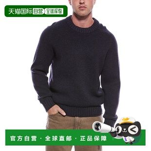 Cashmere Sweater Heavy blue Neck Wool 自营Theory Blend