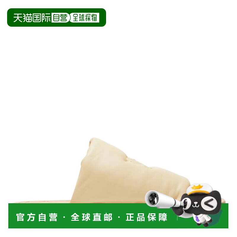 自营Burberry EKD平板皮革滑盖-黄油 美国奥莱直发凉鞋,流行男鞋,沙滩鞋,淘宝优惠券,粉丝福利购,淘宝优惠卷