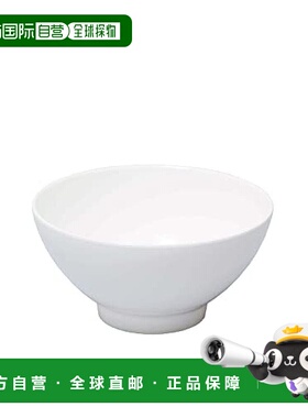 【日本直邮】Pearl Metal珍珠金属 茶碗 L码 抗菌/防裂 白色AZ-55