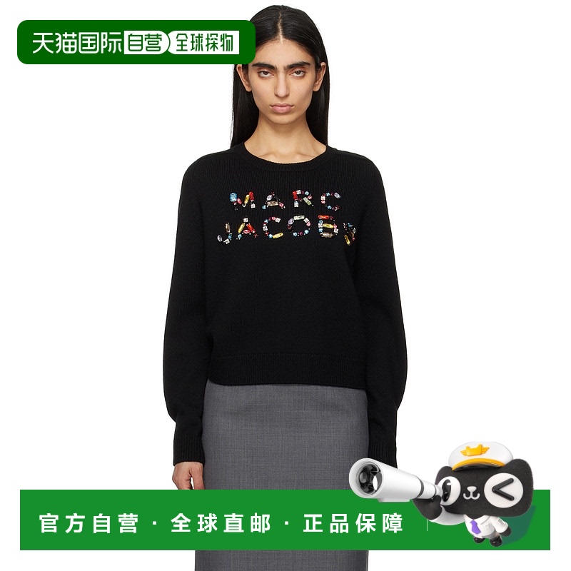 1h可退 香港直邮潮奢 Marc Jacobs 马克 雅可布 女士 黑色 Gem Kn