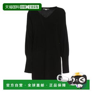 604331S2293 黑色V领连衣裙 香港直邮Stella McCartney