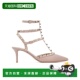 1h可退 crov Women 香港直邮VALENTINO Rockstud高跟凉鞋