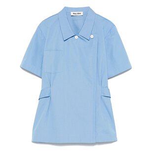 SS2025 MK1934SOOO1BMSF0013 浅蓝色 女士衬衫 MIU