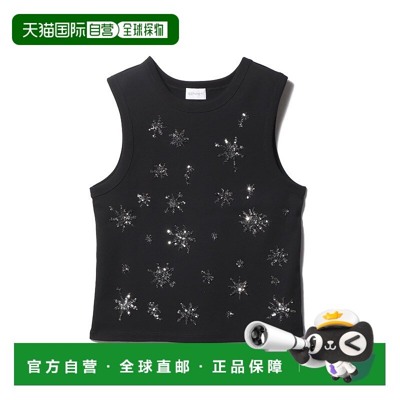 1h可退 日本直邮COLUMN 女士 星光刺绣修身背心＜PERMANENT＞《EX