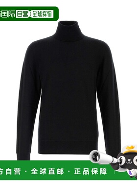 1h可退 香港直邮潮奢 The Row 男士 BJORN 黑色羊绒毛衣 1006Y212