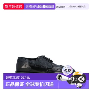 1h可退 香港直邮mcqueen 亚历山大 麦昆 男士 绑带鞋 black黑色