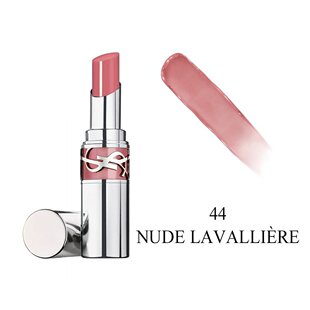 YSL圣罗兰全新银管口红3.2g水光玻璃滋润唇膏2024新品#44