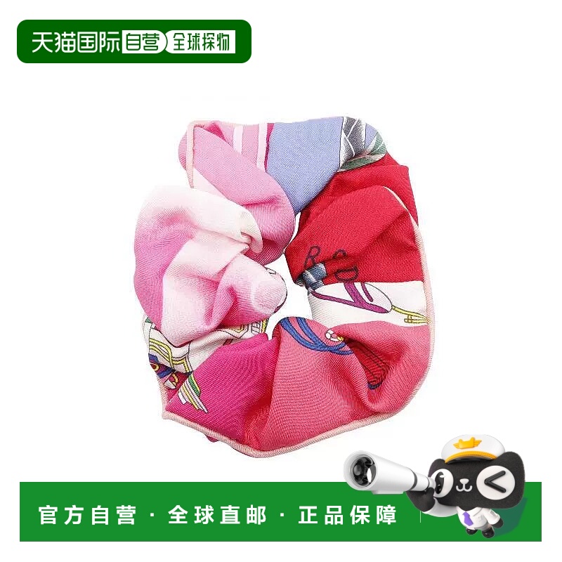 1h可退 日本直邮中古Hermes爱马仕女A级95新scrunchie发箍丝绸其