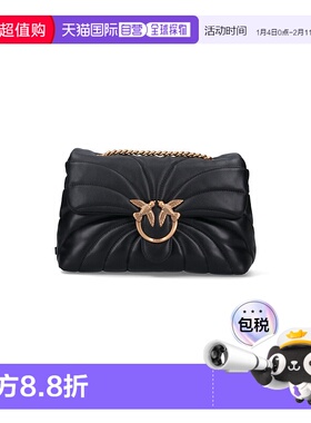 1h可退 香港直邮Pinko 品高 女士 翻盖单肩包 100038A1EX链条包