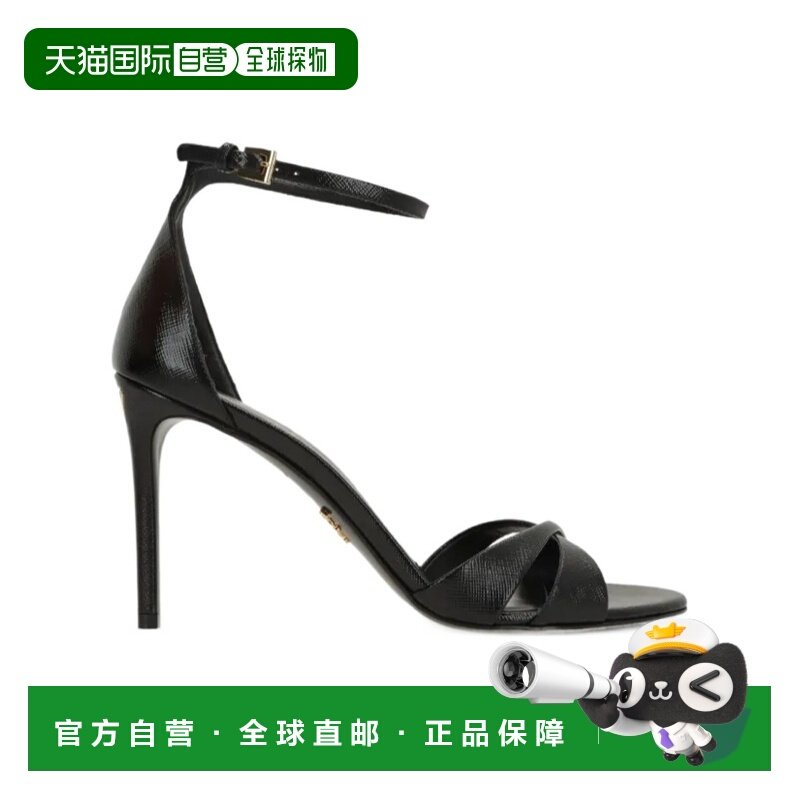 1h可退 香港直邮Prada/普拉达 女士 圆头高跟凉鞋 26SS,女鞋,时装凉鞋,淘宝优惠券,粉丝福利购,淘宝优惠卷