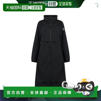 香港直邮CANADA GOOSE 女士外套 2442WB61 AW2024 黑色 长袖风衣