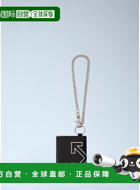 香港直邮off-white 男士 黑色 Heritage Chain 钱包 OMNC09AF25LE