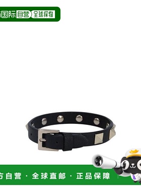 香港直邮VALENTINO 女士手链手镯 UW2J0255VIT0NO CO 黑色 铆钉手