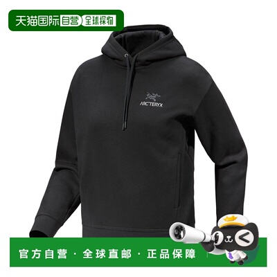 自营  始祖鸟EMBLEM FLEECE女士连帽抓绒休闲卫衣