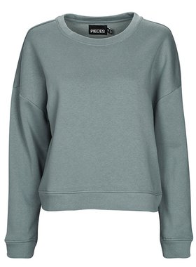 Pieces 女士 PCCHILLI LS SWEAT 卫衣 绿色