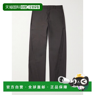 1h可退 香港直邮The Row 男士 Mista 直筒初剪羊毛马海毛混纺裤子