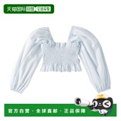 香港直邮Molo 童装 女童 1h可退 Rosemary 棉质衫 blue蓝色 舒适时