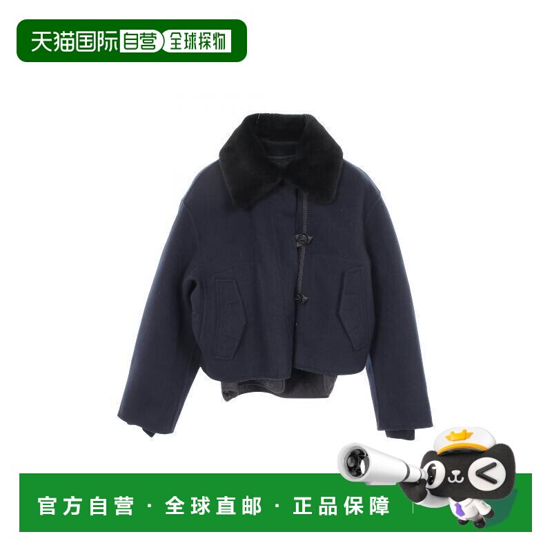 1h可退 日本直邮中古Hermes爱马仕女S级99新Blouson夹克衫帆布外