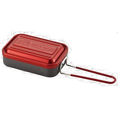 【日本直邮】斯凯达彩色饭盒 户外 600ml 红色 AFTM6N-A