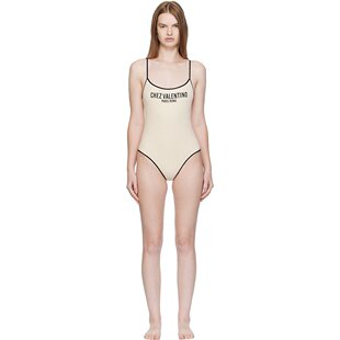 灰白色连体泳衣 潮奢 女士 华伦天奴 7B3UH00Y9MR Valentino