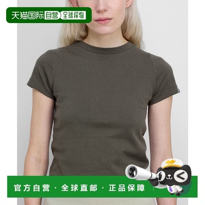 1h可退 日本直邮Extreme Cashmere 女士棉混纺短袖针织衫 25SS春