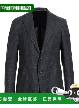 1h可退 香港直邮Canali 康钠丽 男士 西装外套 blue蓝色 舒适时尚