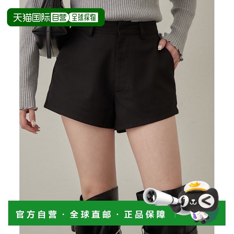 1h可退 日本直邮mline 女装 简约修身短裤 侧边弧形设计 显腿长 M,女装/女士精品,休闲裤,淘宝优惠券,粉丝福利购,淘宝优惠卷