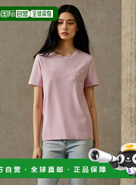 香港直邮VERSACE 女士T恤 SS2025 10189811A13616110女装花色
