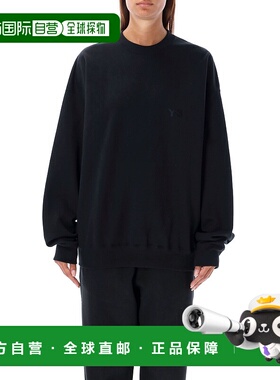 香港直邮Y-3 女士卫衣 IW0075BLACK AW2024 黑色 Y-3 BRUSHED TER