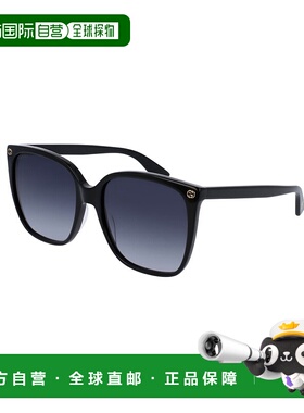 自营GUCCI 女士眼镜 GG0022S001 AW2025 蓝色古驰太阳镜