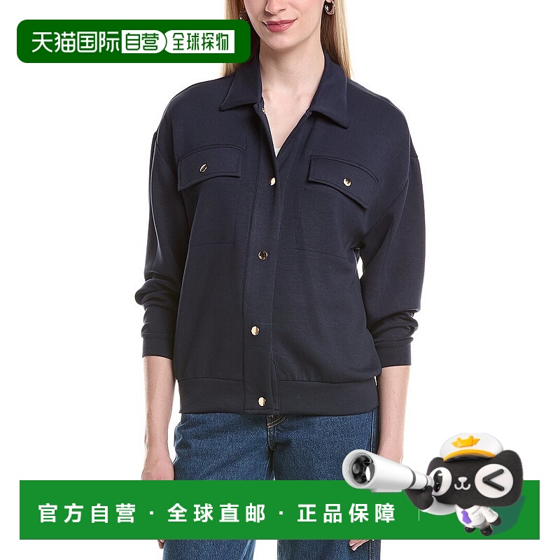 自营Nanette Nanette Lepore Cargo Jacket - blue 美国奥莱直发