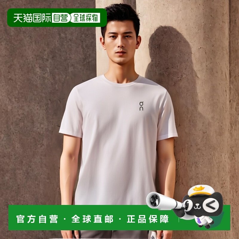 日本直邮ON昂跑男士Core-T跑步运动T恤轻量设计百搭时尚舒适正品
