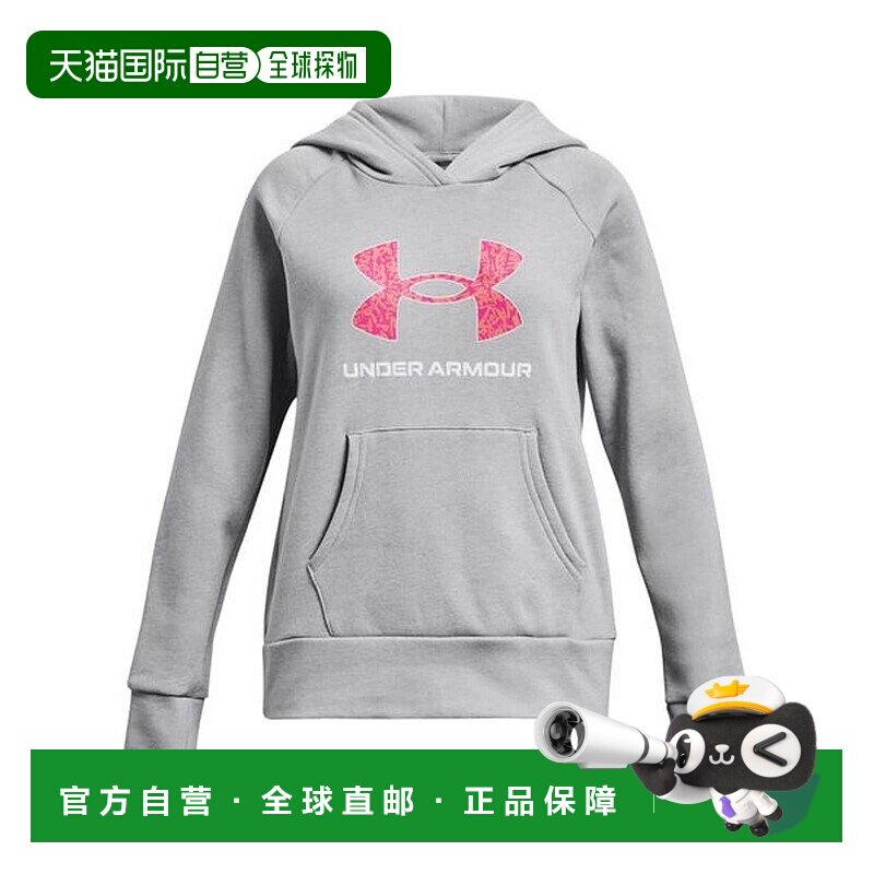 日本直邮 UA RIVAL FLEECE BIG LOGO PRINT FILL 连帽卫衣