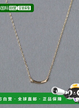 1h可退 日本直邮ete 女士K10黄金钻石流星项链 优雅时尚 精致细腻