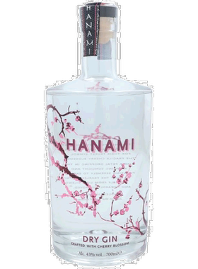欧洲直邮Hanami花见金酒43度700ml荷兰洋酒原装口味独特回味悠长