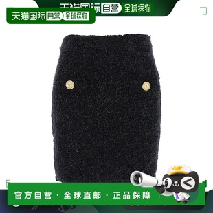 欧洲直邮BALMAIN DF1LB015KG430PA 女士半身裙包臀裙