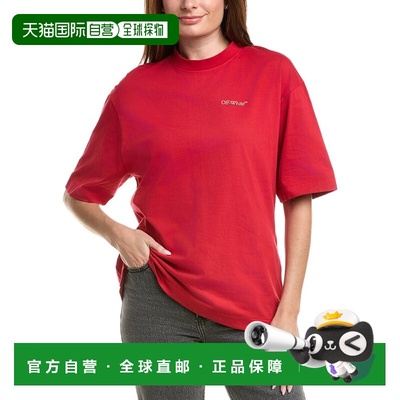 自营Off-White Graphic Skate T-Shirt - red 美国奥莱直发