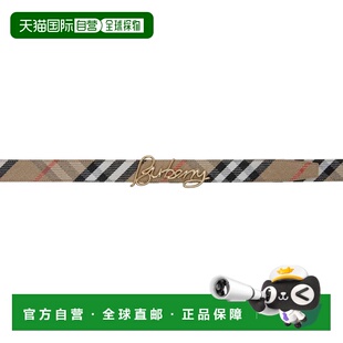 1h可退 香港直邮潮奢 Burberry 巴宝莉 女士 驼色 Check Signatur